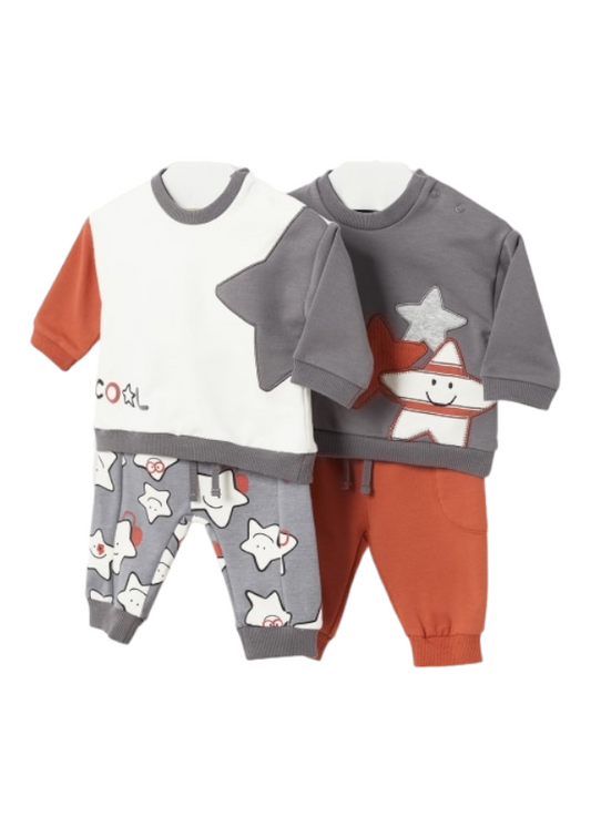 Mayoral Newborn Boys Four Piece 'Star' Mix & Match Set