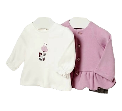 Mayoral Newborn Girls Three-Piece Knitted Set