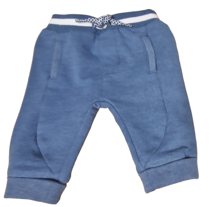 Newborn Boys Blue Joggers