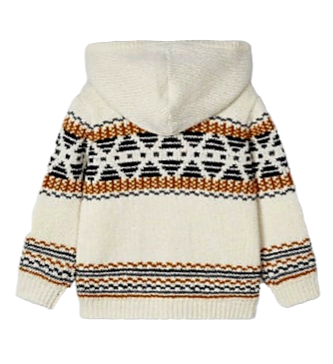 Mayoral Age 4 Boys Chunky Knit Hooded Cardigan