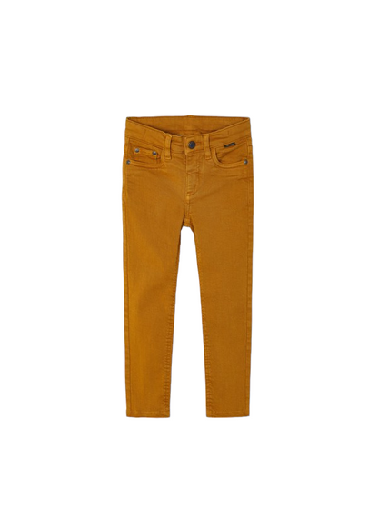 Mayoral Age 4 Boys Russet Orange Skinny Fit Jeans