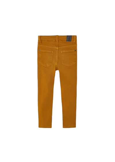 Mayoral Age 4 Boys Russet Orange Skinny Fit Jeans