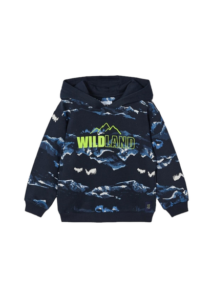 Mayoral Age 4 Boys Printed Hooded Sweatshirt