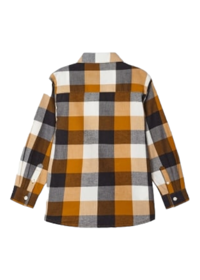 Mayoral Age 4 Boys Better Cotton Checked Shirt