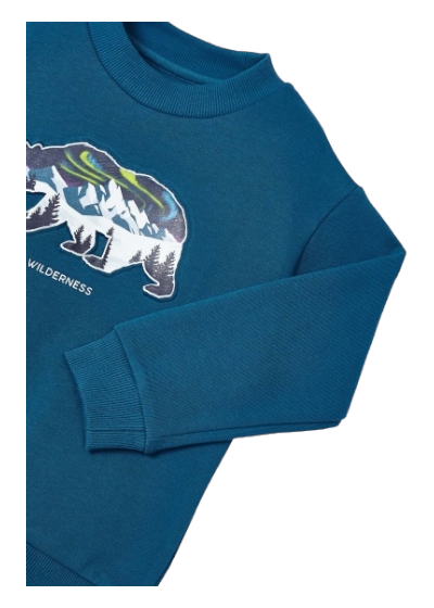 Mayoral Age 4 Boys Sweatshirt With Embossed Print