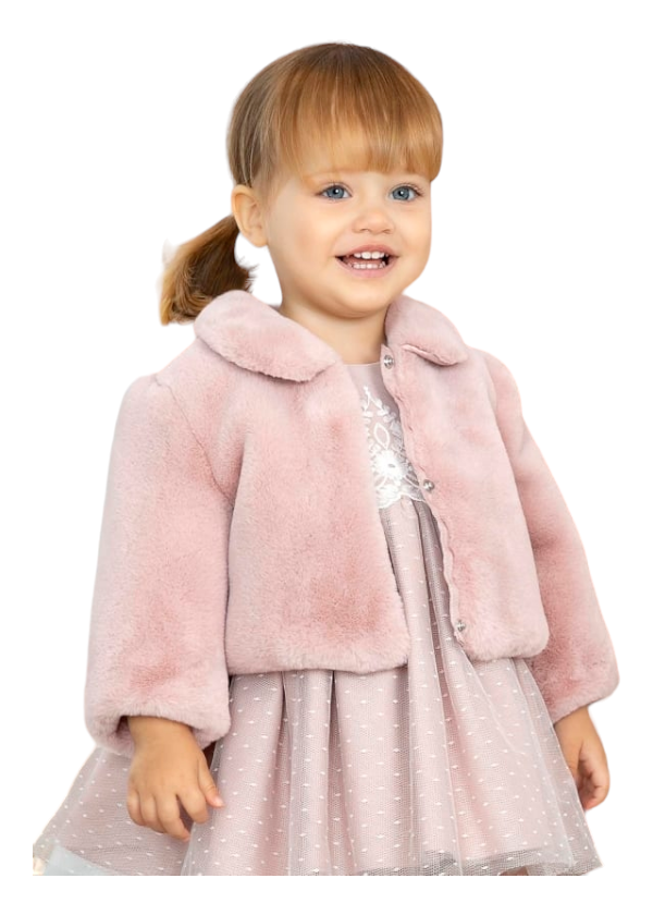 Abel & Lula Faux Fur jacket Age 12 Months Girls