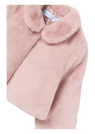 Abel & Lula Faux Fur jacket Age 12 Months Girls