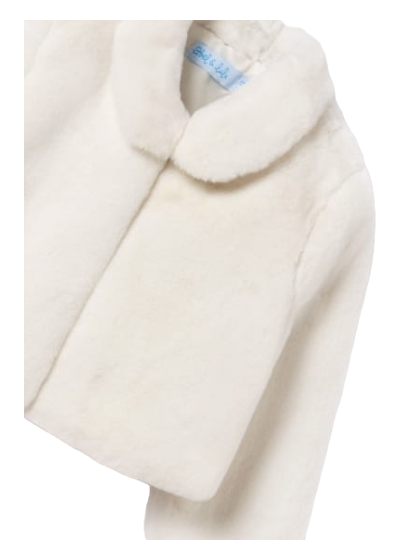 Abel & Lula Faux Fur jacket Age 12 Months Girls