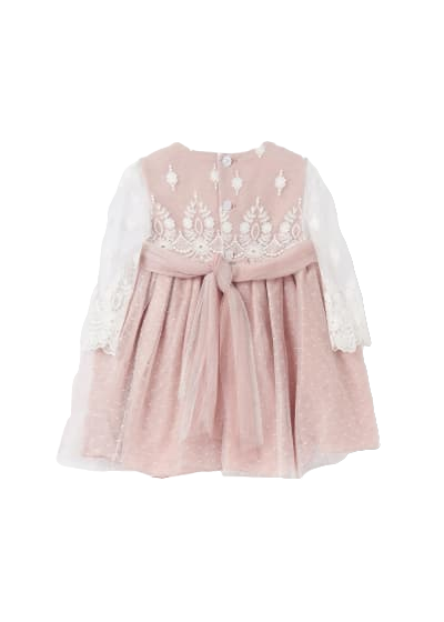 Abel & Lula Girls Plumeti Tulle Dress Age 12 Months