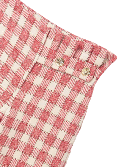 Abel & Lula Age 3/4 Girls Plaid Culottes