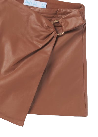 Abel & Lula Age 3/4 Girls Leatherette Skort