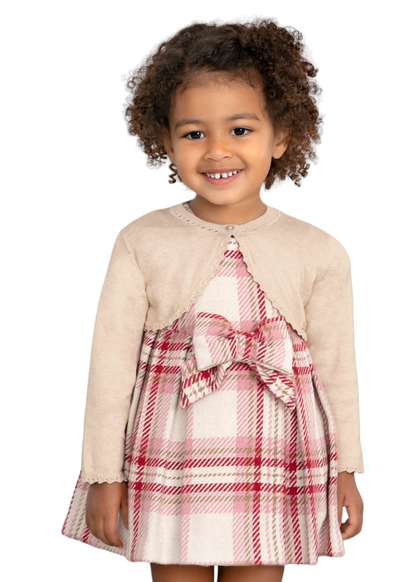 Abel & Lula Girls Cotton & Cashmere Knitted Bolero Cardigan Age 12 Months