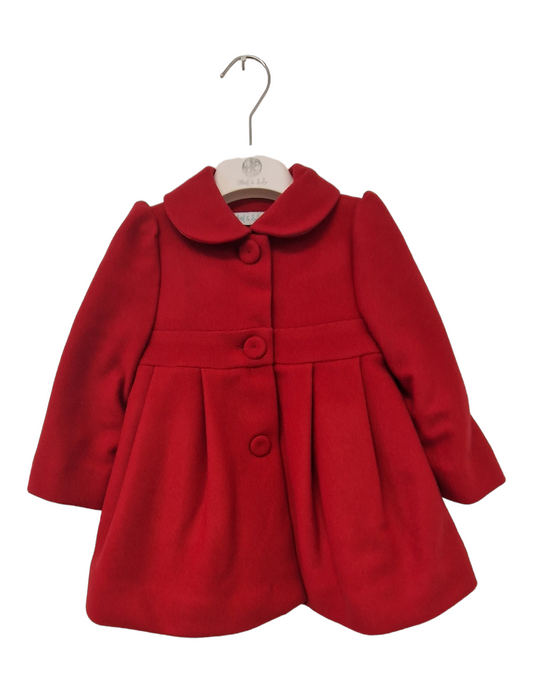 Abel & Lula Woollen Coat Age 12 Months Girls