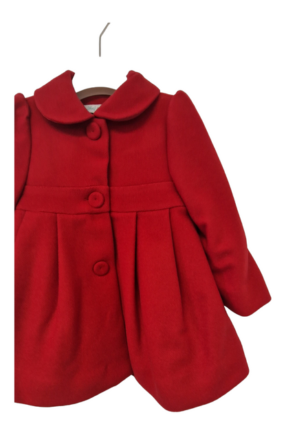 Abel & Lula Woollen Coat Age 12 Months Girls