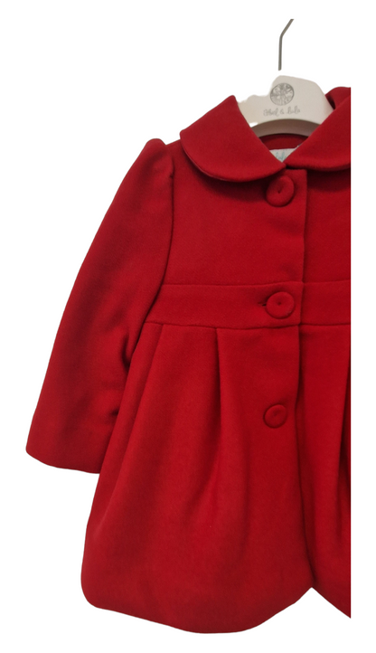 Abel & Lula Woollen Coat Age 12 Months Girls