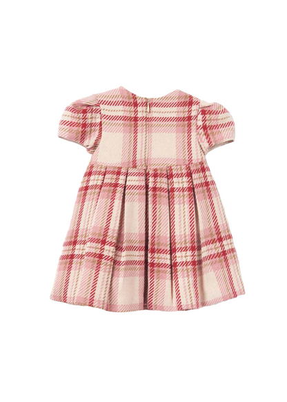 Abel & Lula Girls Check Dress Age 12 Months