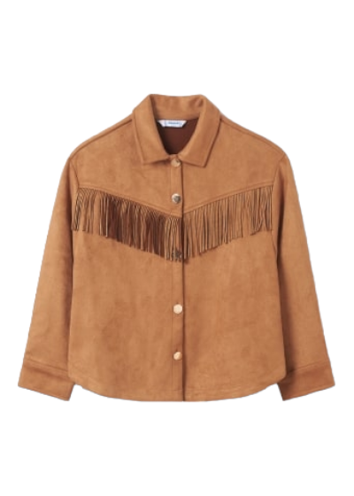 Mayoral Faux Suede Overshirt Girls Age 8 (128cm)