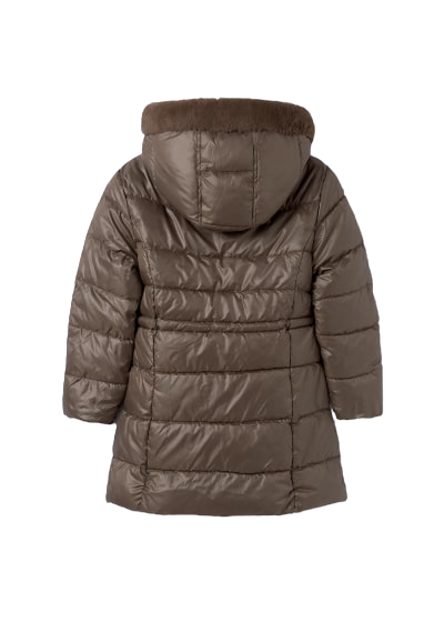 Mayoral Girls Age 8 Mocha Padded Coat