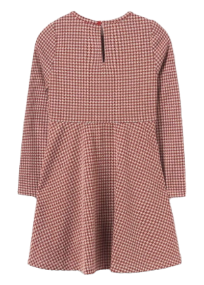 Mayoral Girls Age 8 Houndstooth Jacquard Dress