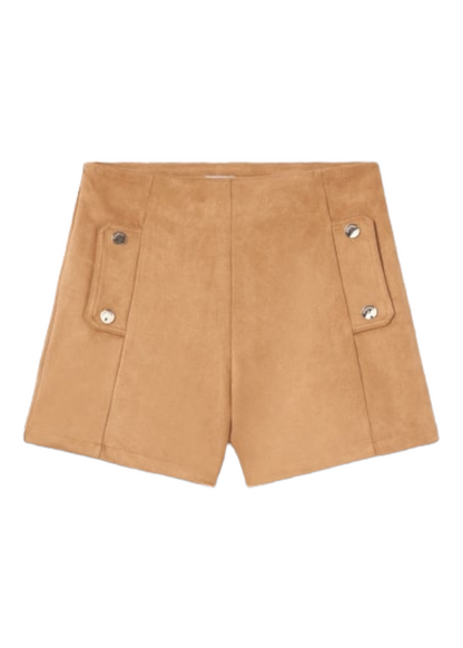 Mayoral Girls Age 8  Faux Suede Shorts