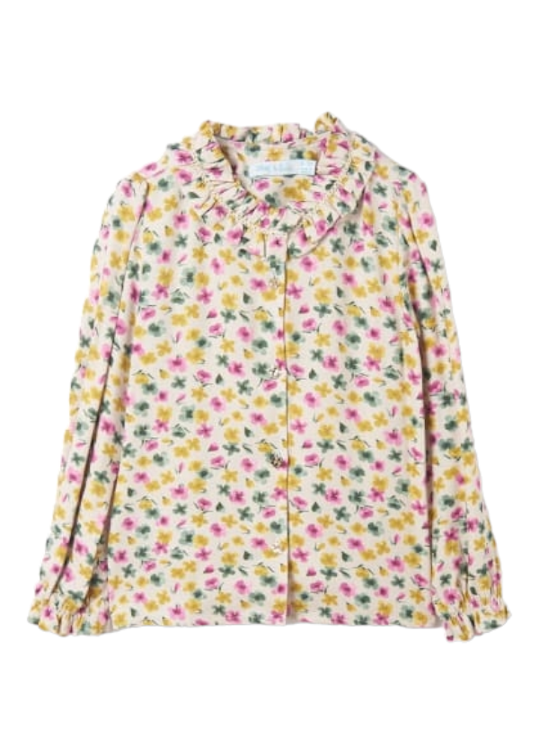 Abel & Lula Age 3/4 Girls Floral Print Blouse