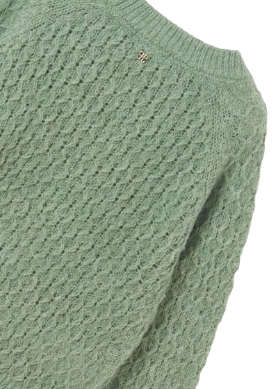 Abel & Lula Aloe Green Coloured Knitted Jumper Age 4