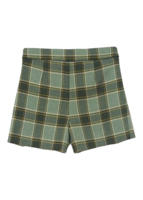 Abel & Lula Age 3/4 Girls Plaid Shorts