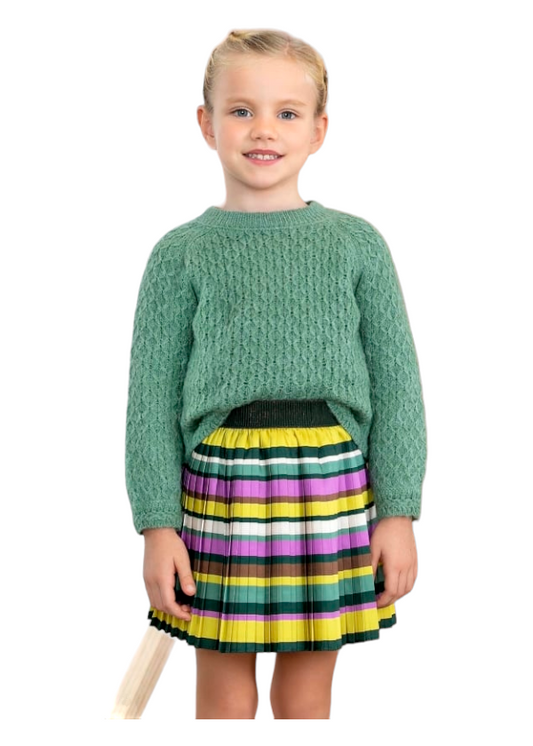 Abel & Lula Pleated Skirt Age 4