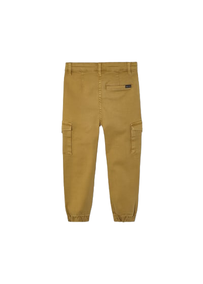 Mayoral Age 4 Boys Beige Slim Chino Cargo Pants