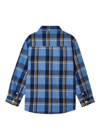 Mayoral Age 4 Boys Better Cotton Checked Shirt