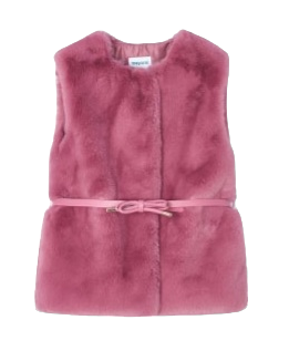 Mayoral Girls Age 4 Furry Gilet