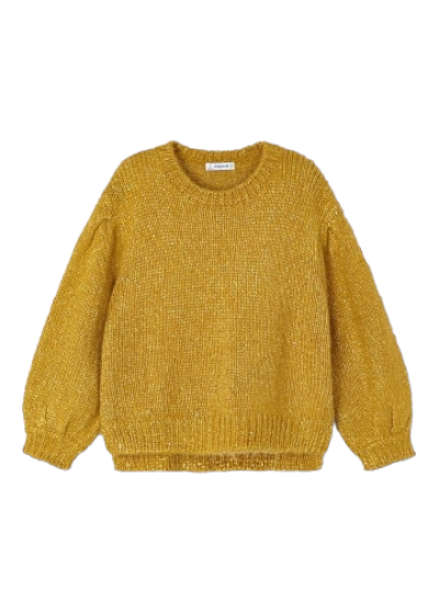 Mayoral Girls Age 4 Sequin Knit Jumper