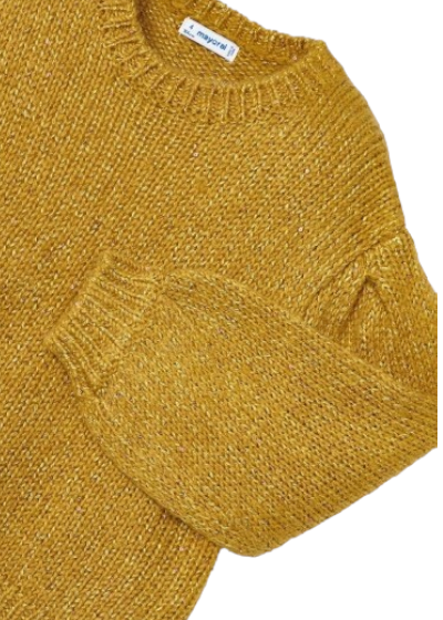 Mayoral Girls Age 4 Sequin Knit Jumper