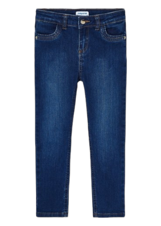 Mayoral Girls Age 4 Skinny Fit  Jeans