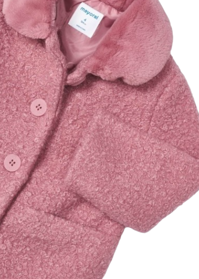 Mayoral Girls Age 4 Shearling Coat