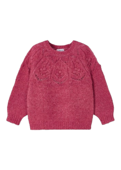 Mayoral Girls Age 4 Textured Knit Jumper