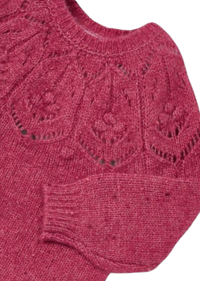 Mayoral Girls Age 4 Textured Knit Jumper