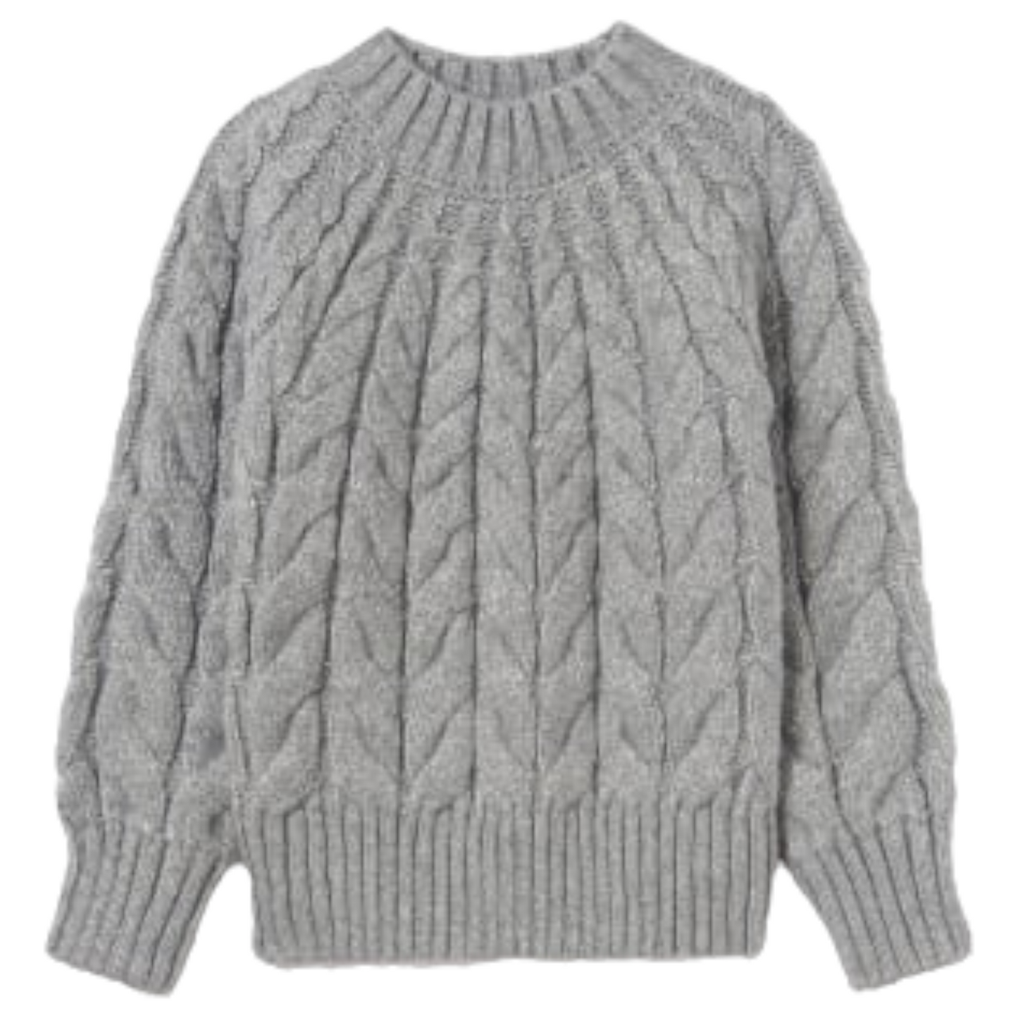 Mayoral Girls Age 8 Chunky Braid Knit Jumper