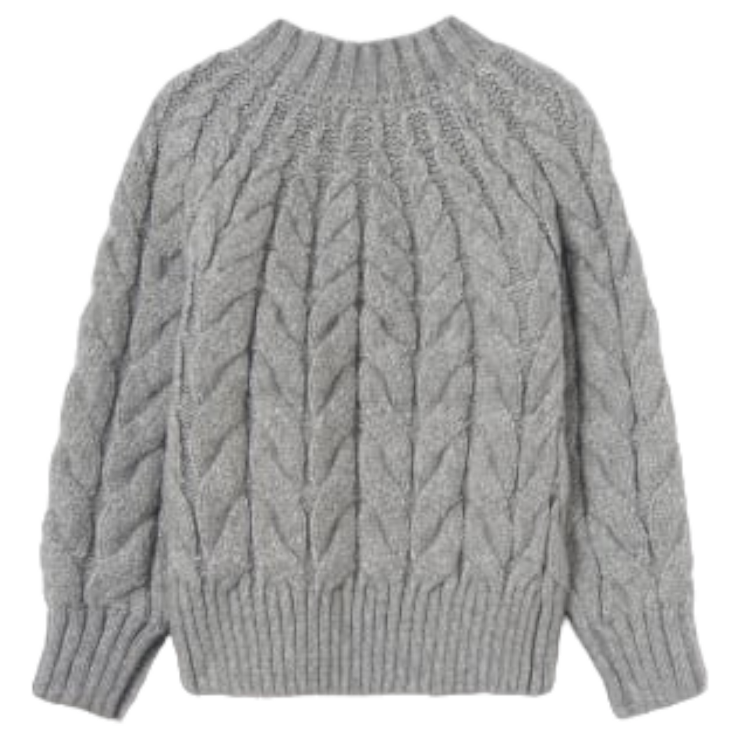 Mayoral Girls Age 8 Chunky Braid Knit Jumper