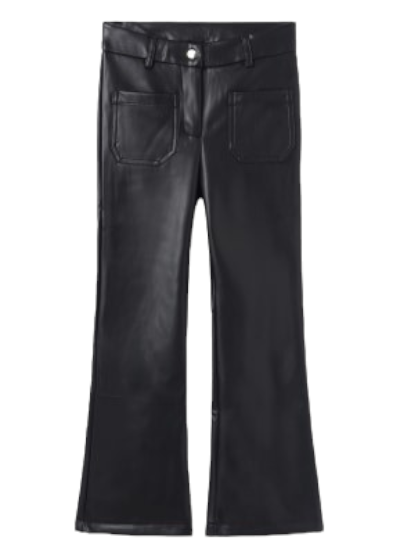 Mayoral Girls Age 8 Faux Leather Trousers