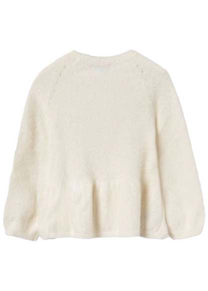 Abel & Lula Bottle Snow White Shimmer Jumper Age 4