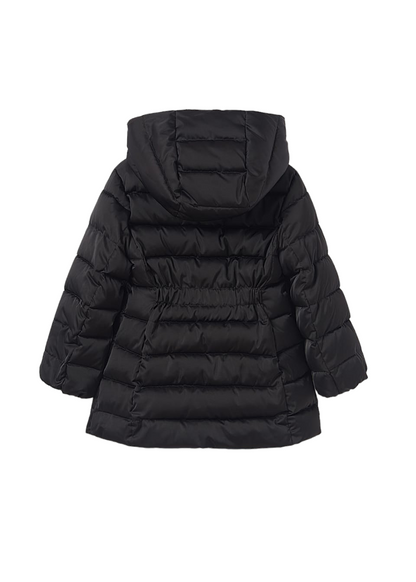 Abel & Lula Age 3/4 Girls Black Shimmery Puffer Jacket