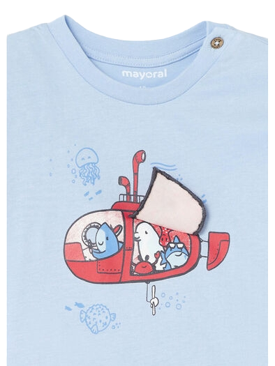 Mayoral Boys Printed T-Shirt Age 12 Months