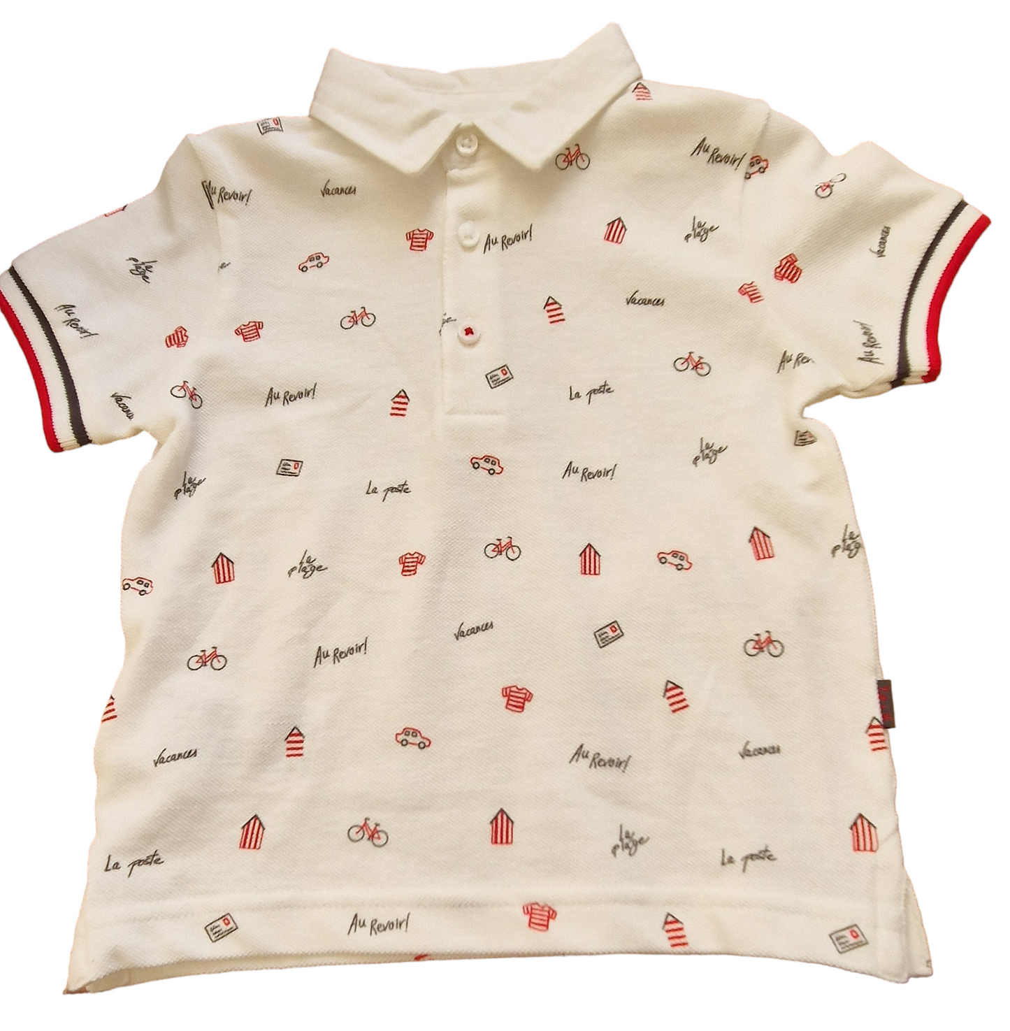 Mayoral Boys Printed Polo Shirt Age 12 Months