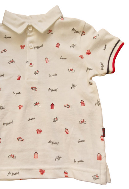 Mayoral Boys Printed Polo Shirt Age 12 Months