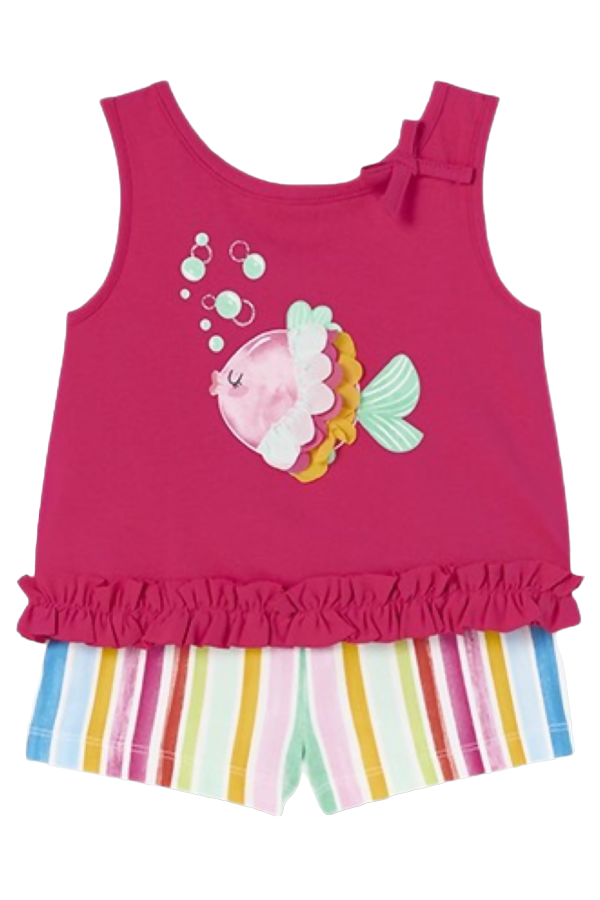 Mayoral Girls Age 12 Months Shorts Set