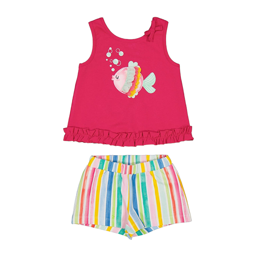 Mayoral Girls Age 12 Months Shorts Set