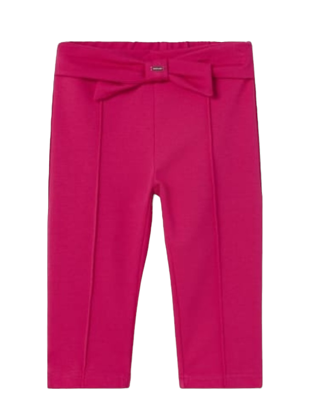 Mayoral 12 Month Girls Bow Detail Stretch Trousers