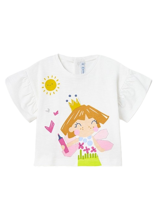 Mayoral 12 Month Girls Graphic Print Cotton T shirt