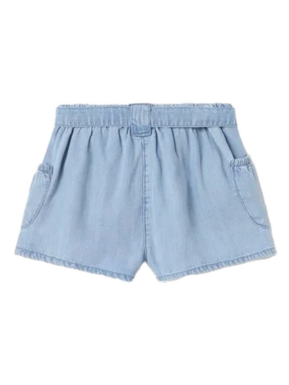 Mayoral 12 Month Girls  Soft Denim Cotton Shorts